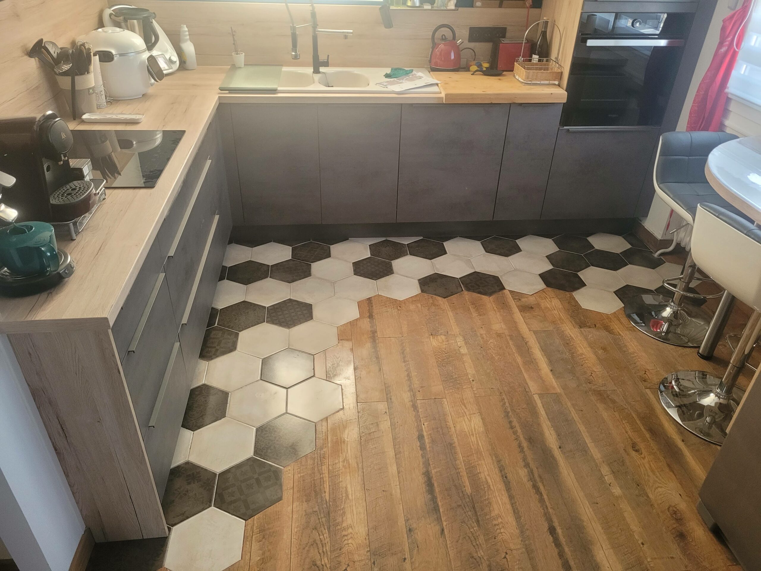 Pose de parquet flottant